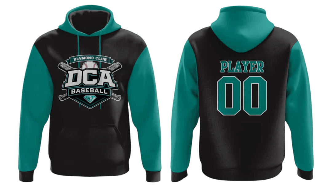 DCA Black/Teal Hoodie